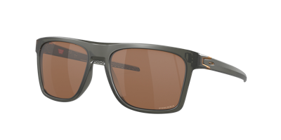 Shop Oakley Man Sunglasses Oo9100 Leffingwell In Prizm Tungsten