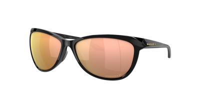 Shop Oakley Woman Sunglass Oo9222 Pasque In Prizm Rose Gold Polarized