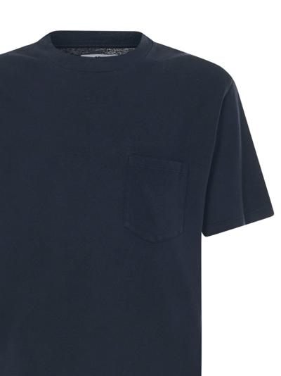 Shop Grifoni T-shirts And Polos Blue