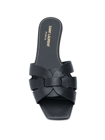 Shop Saint Laurent Sandals Shoes In Black