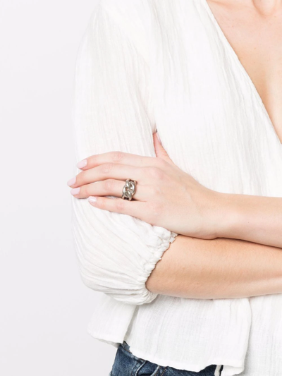 Goossens Lhassa Chain-link Ring In Silver