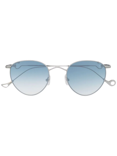 Shop Eyepetizer Round-frame Sunglasses In Silber