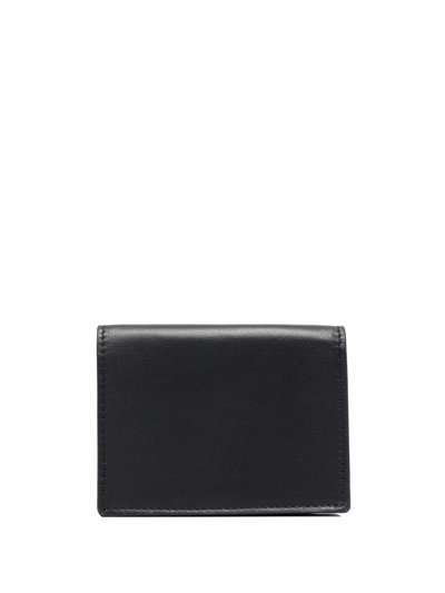 Versace Medusa Brand-plaque Leather Billfold Wallet In Schwarz