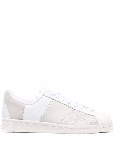 Shop Adidas Originals Superstar 82 Panelled Sneakers In White