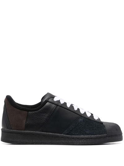 Shop Adidas Originals Superstar Lace-up Sneakers In Black