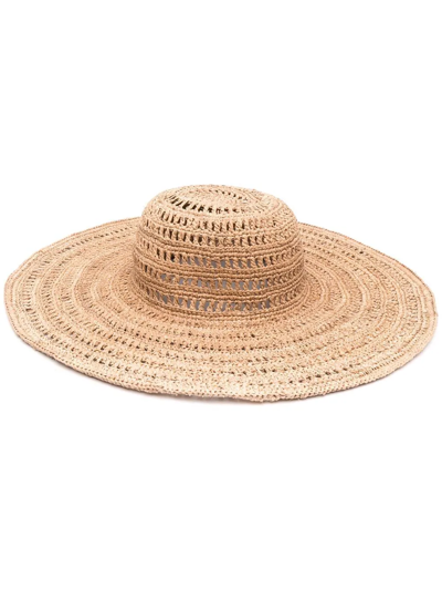 Shop Ibeliv Miaro Tea Hat In Nude