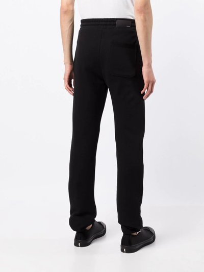 Amiri Tiger Logo-print Cotton-jersey Track Pants In Black