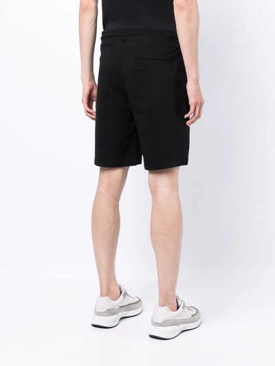 Shop Hugo Logo-print Shorts In Black