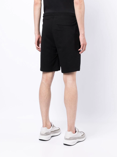 Hugo Boss Logo-print Shorts In Black