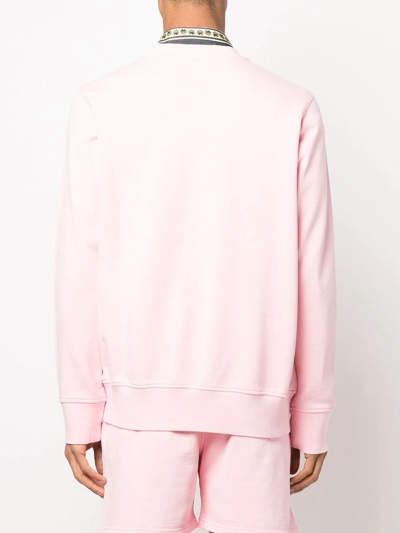 Shop Casablanca Logo-patch Sweatshirt In Pink