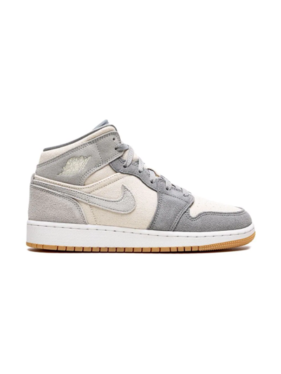 Jordan Air  1 Mid Se Sneakers In Neutrals