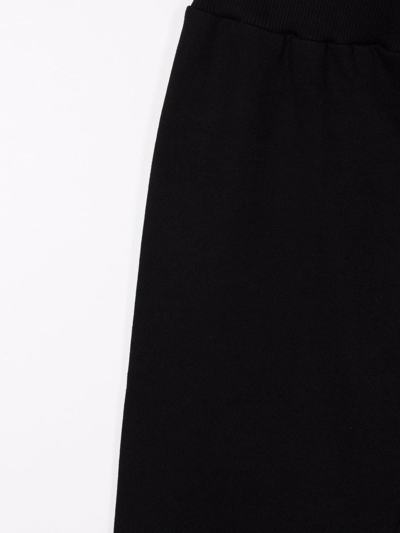 Shop Versace Elasticated Track Pants In Black