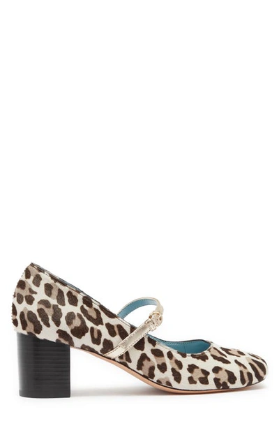 Shop Frances Valentine Square-toe Block Heel In Snow Leopard