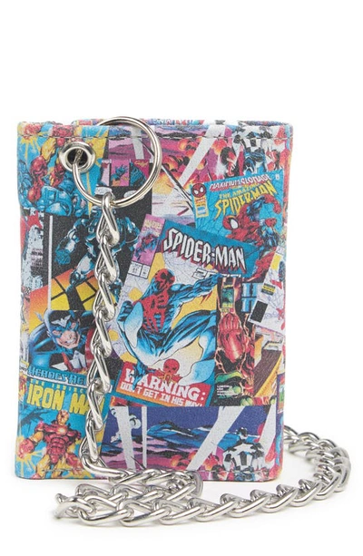 Shop Marvel Avengers Chain Wallet In Multi