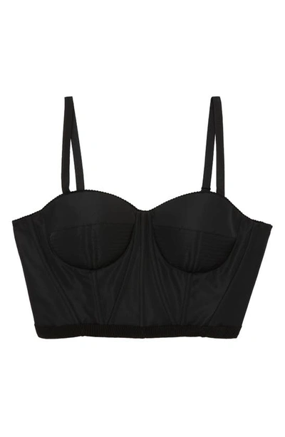 Shop Alexander Mcqueen Corset Top In Black