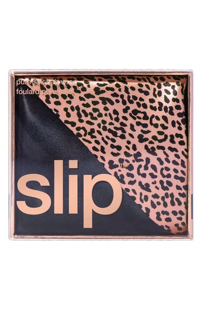 Shop Slip Wild Leopard Silk Hair Wrap