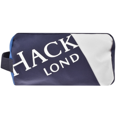 Hackett London Wash Bag Navy | ModeSens