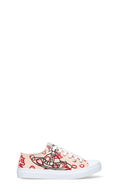 Shop Vivienne Westwood 'plimsoll' Low Top Sneakers