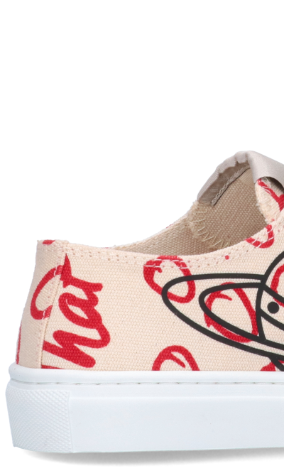 Shop Vivienne Westwood 'plimsoll' Low Top Sneakers