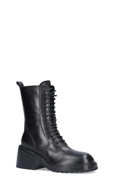 Shop Ann Demeulemeester Lace-up Combat Boots