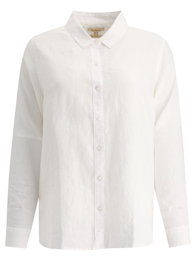 Shop Barbour "marine" Shirt In White