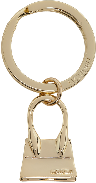 Shop Jacquemus Gold 'le Porte Clés Chiquito' Keychain In 270 Light Gold