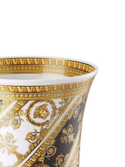 Shop Versace I Love Baroque Vase (18cm) In Yellow