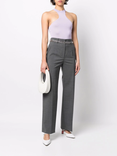 Alessandro Vigilante Technical-knit Racerback Tank Top In Violett