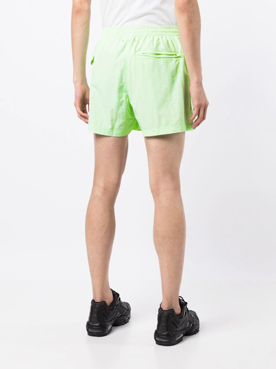 Shop Y-3 Utility Swimming Shorts In Grün