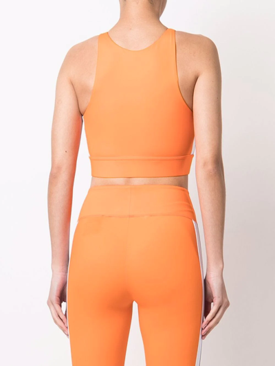 Shop Palm Angels Track Training Top In Orange