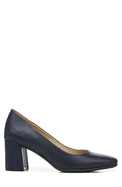 Naturalizer Warner Square Toe Pump In French Navy