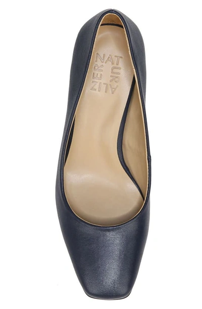 Naturalizer Warner Square Toe Pump In French Navy