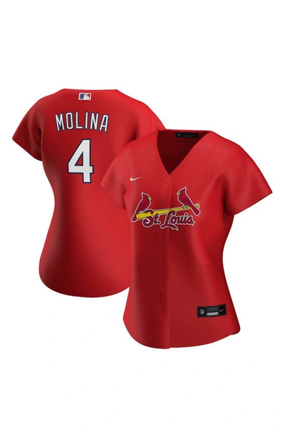 Shop Nike Yadier Molina Red St. Louis Cardinals Alternate Replica Player Jersey