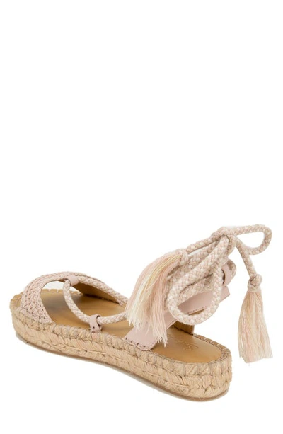 Splendid Meredith Womens Gladiator Open Toe Espadrilles In Blush