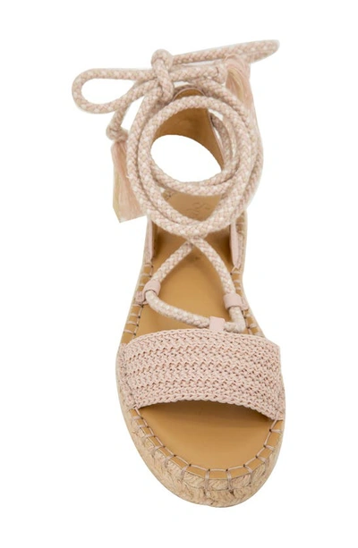 Splendid Meredith Womens Gladiator Open Toe Espadrilles In Blush