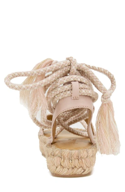 Splendid Meredith Womens Gladiator Open Toe Espadrilles In Blush