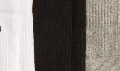 Shop Nike Dry 6-pack Everyday Plus Cushion Crew Training Socks In White/ Grey/ Black