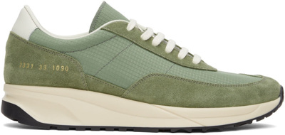 Shop Common Projects Green Track 80 Sneakers In 1090 Green