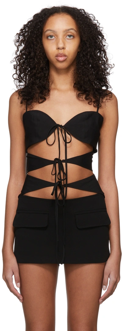 Lado Bokuchava Black Shibari Camisole In Black