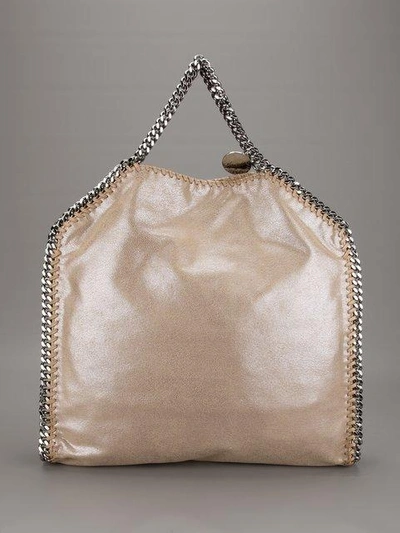 Shop Stella Mccartney 'falabella' Fold Over Chain Tote