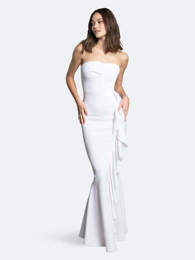 Shop Dress The Population Paris Gown In White