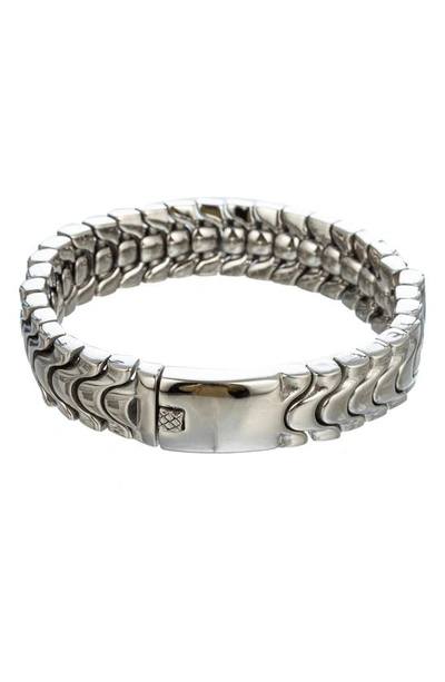 Shop Eye Candy Los Angeles Rocco Chain Link Bracelet In Silver