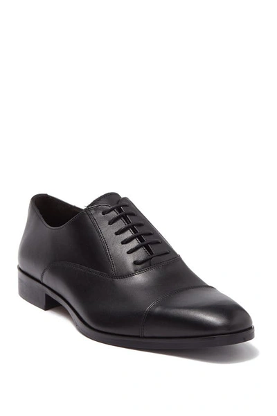 Shop Bruno Magli Caymen Oxford In Black Calf