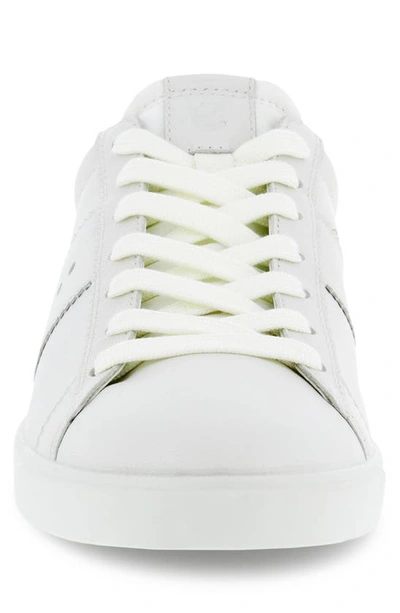 Shop Ecco Street Lite Retro Sneaker In White/ Shadow White