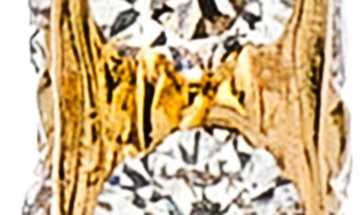 Shop Sethi Couture Mini Diamond Bar Drop Earrings In Yellow Gold/ Diamond