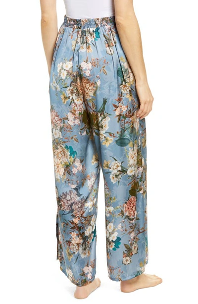 Shop Lightcodes Goddess Print Satin Drawstring Pants In Ethereal Print