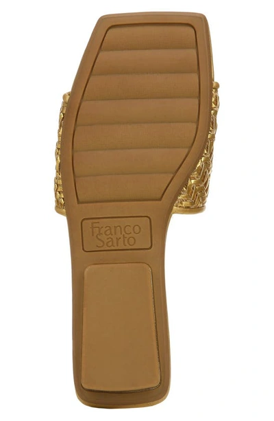 Shop Franco Sarto Caven 3 Slide Sandal In Gold