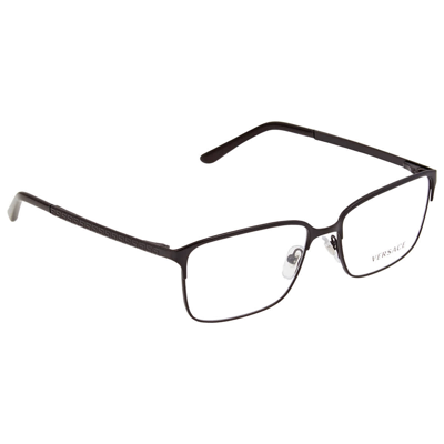 Shop Versace Demo Rectangular Mens Eyeglasses Ve1232 1261 54 In Black
