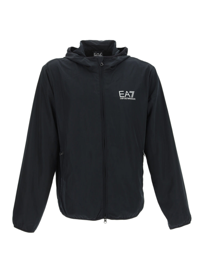 Shop Ea7 Emporio Armani Jackets In Black