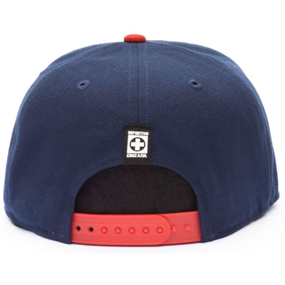 Shop Fan Ink Fi Collection Navy/red Cruz Azul Team Snapback Adjustable Hat